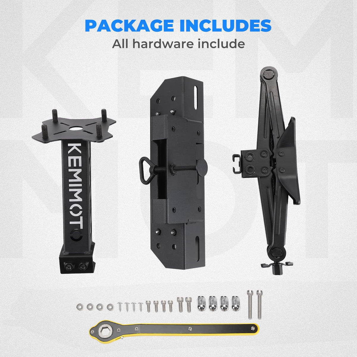UTV Spare Tire Mount for Polaris Ranger 500 1000 XP 1000 – fits Polaris Ranger 570 Midsize (view 7)