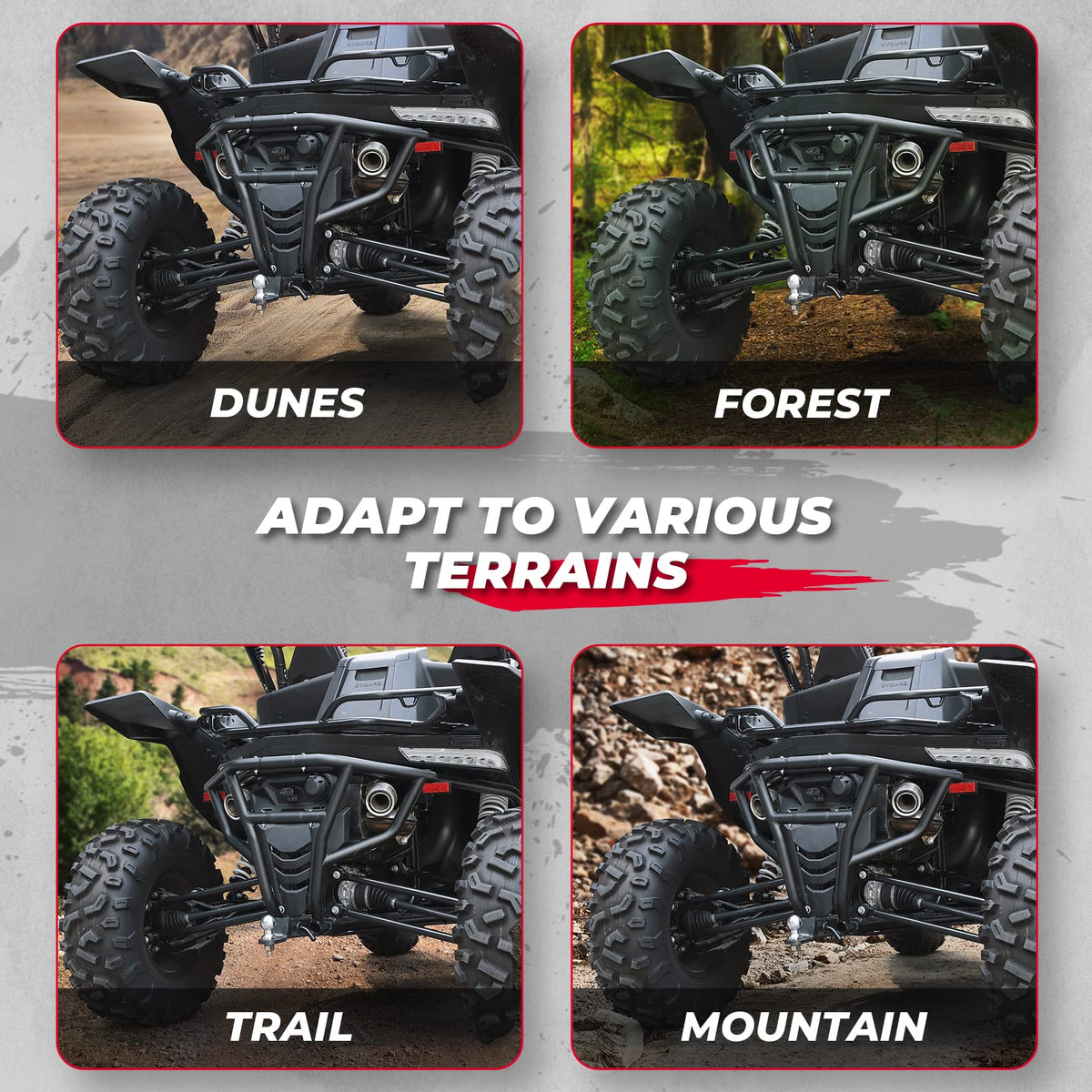 Rear Bumper Brush Guard for CFMOTO ZForce 950 Accessories