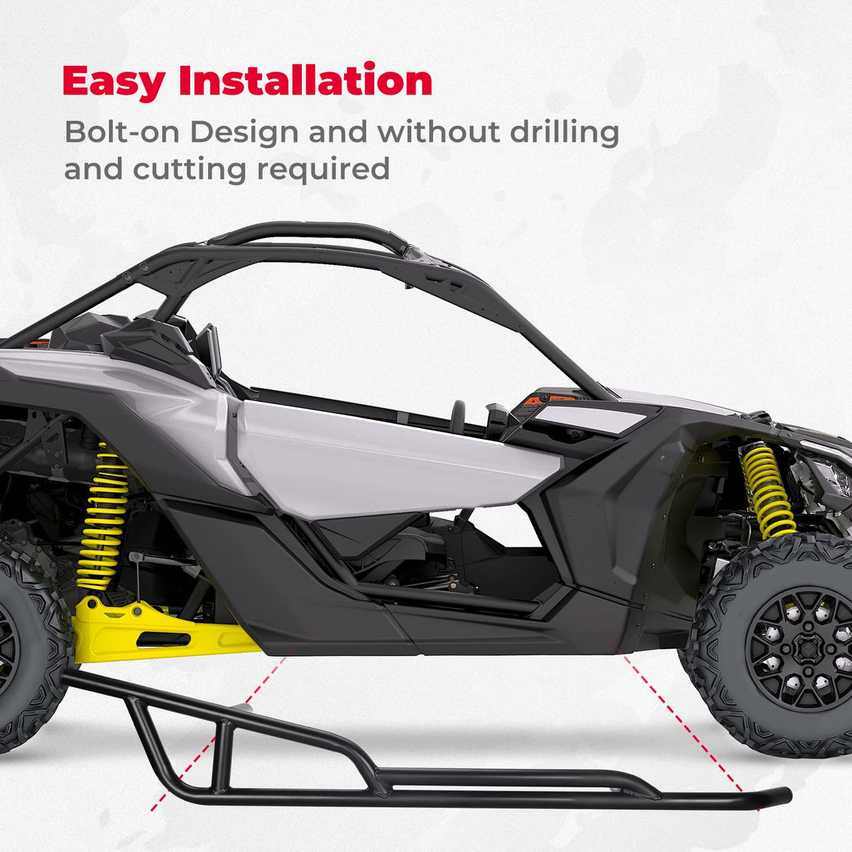 Nerf Bars Rock Sliders for Can-Am Maverick X3 2017-2026