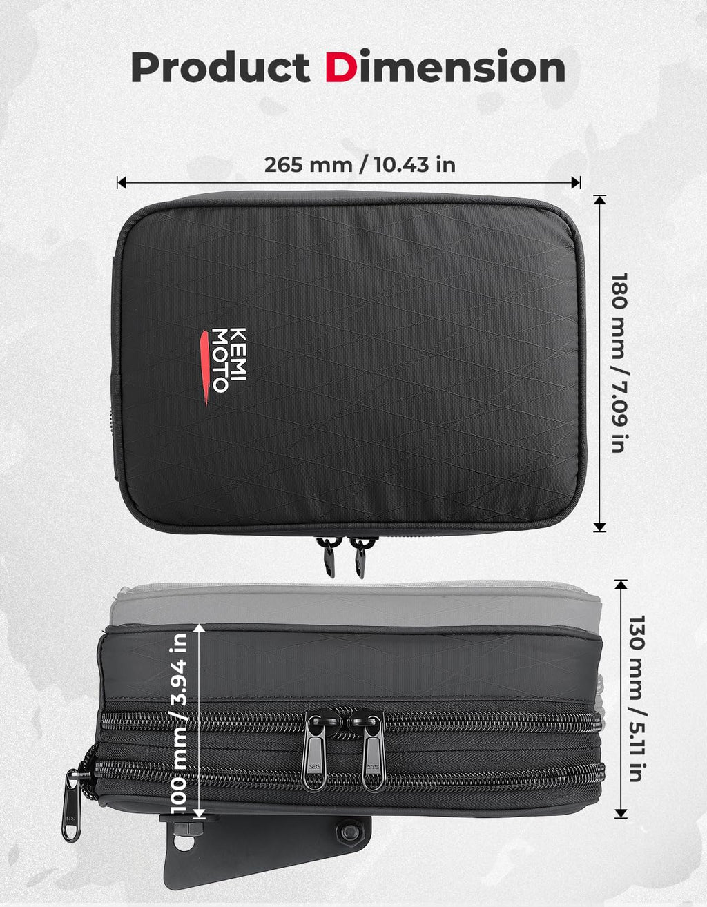 UTV Armrest Safe Storage Bag for Polaris RZR 900 S 1000 XP Turbo Trail – fits Polaris RZR XP Turbo (view 7)