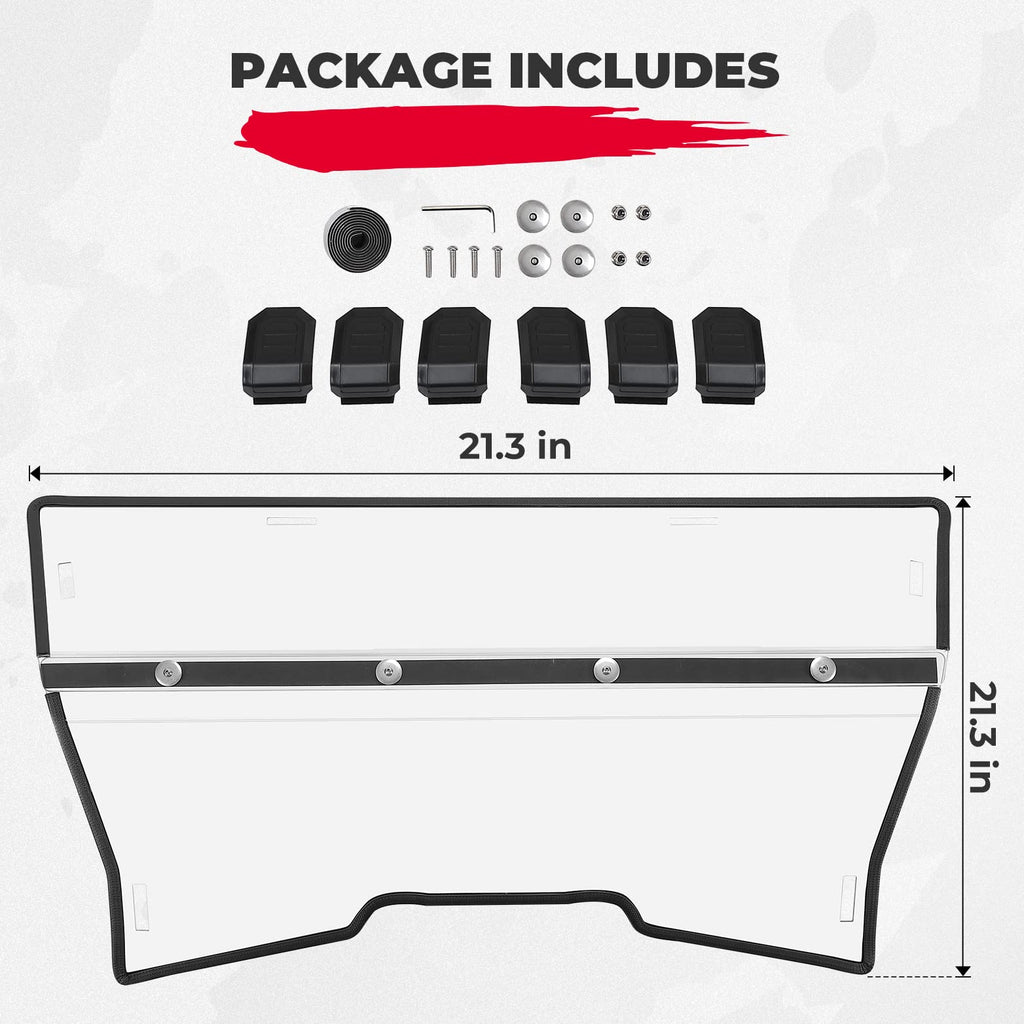 Rear Windshield Scratch Resistant for CFMOTO ZForce 950