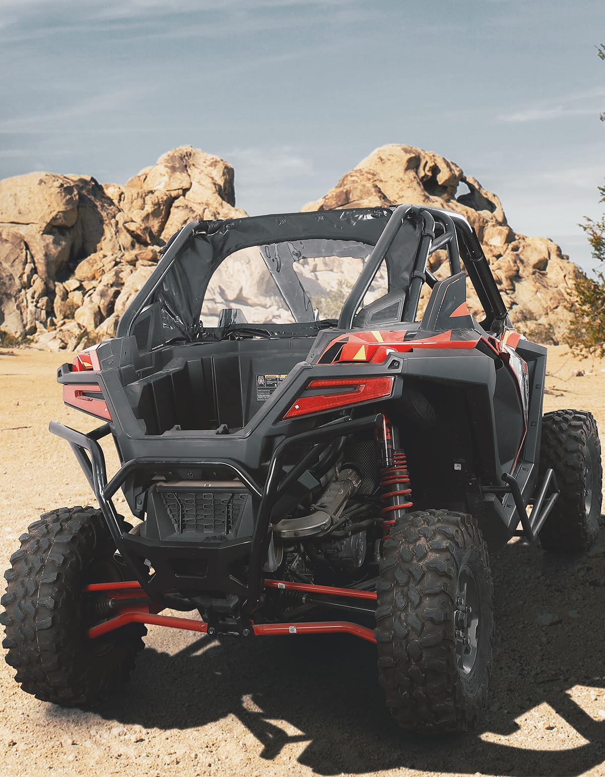 UTV Soft Rear Windshield for RZR PRO XP /Turbo R – fits Polaris RZR Pro XP (view 7)