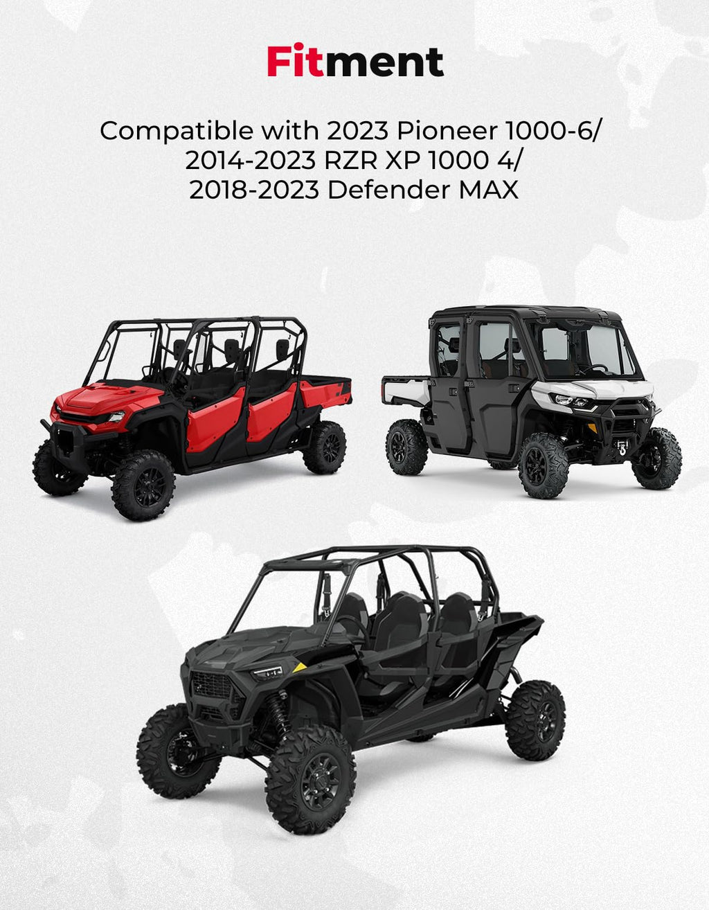 UTV Storage Bag for Pioneer 1000-6/RZR XP 1000 4/Defender Max – fits Can-Am Defender (view 7)