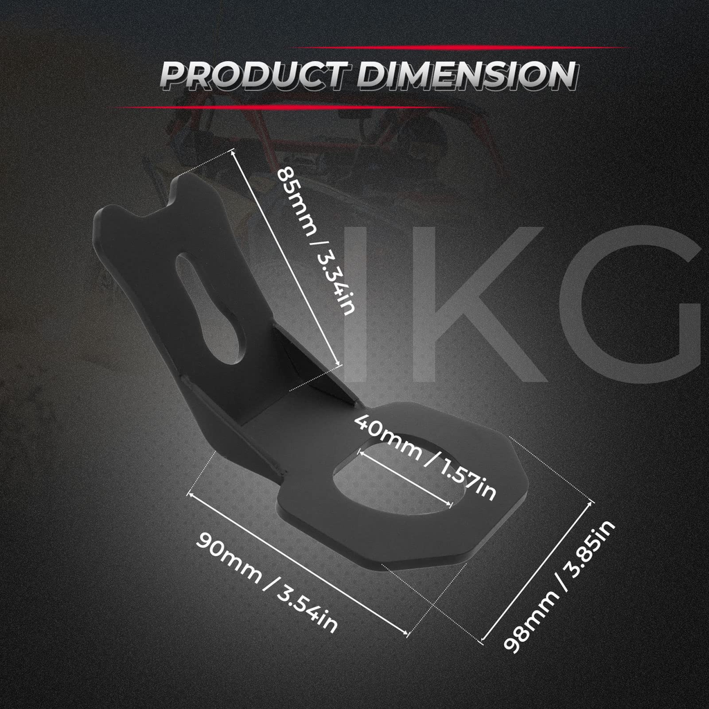 4PCS Tie Down Brackets Hooks for Can Am Maverick X3/MAX – fits Can-Am Maverick X3 2-Seat (view 7)