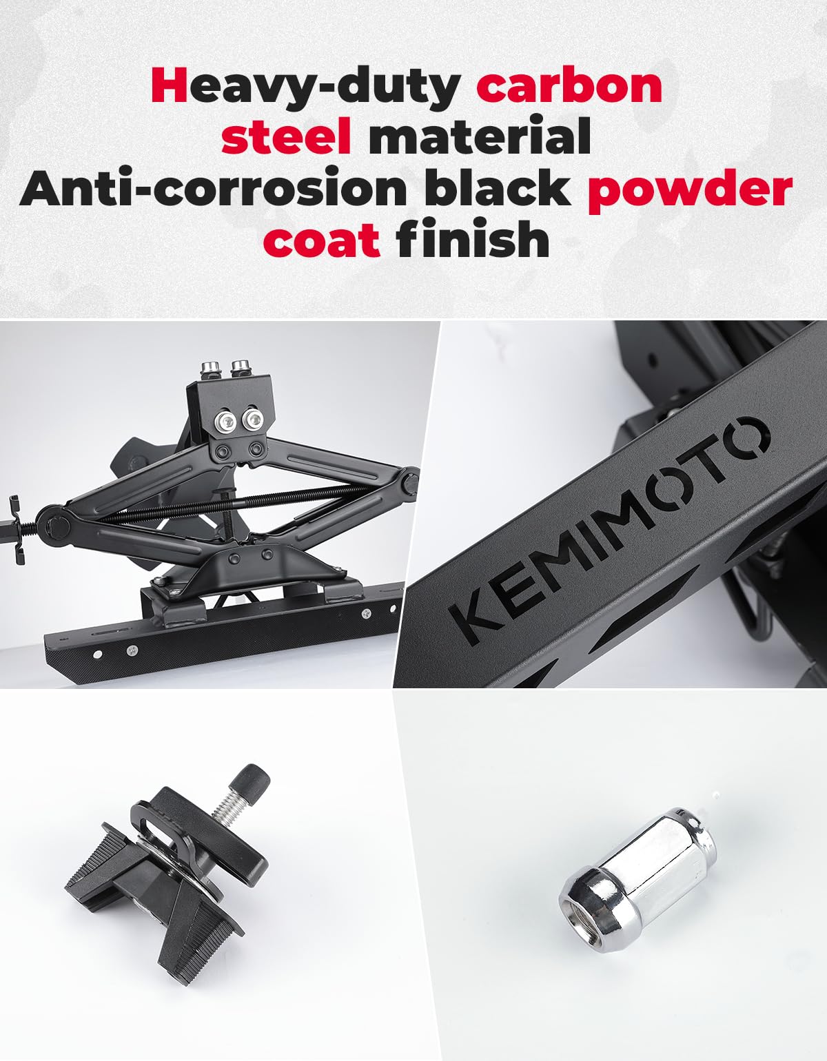 UTV Spare Tire Holder for Can-Am Defender HD5|7|8|9|10 – fits Can-Am Defender MAX HD10