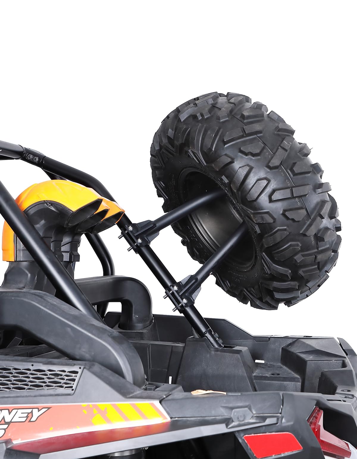 UTV Spare Tire Carrier for 1.5''-2'' Roll Cage for Polaris RZR, Kawasaki Mule – fits Polaris RZR (view 7)