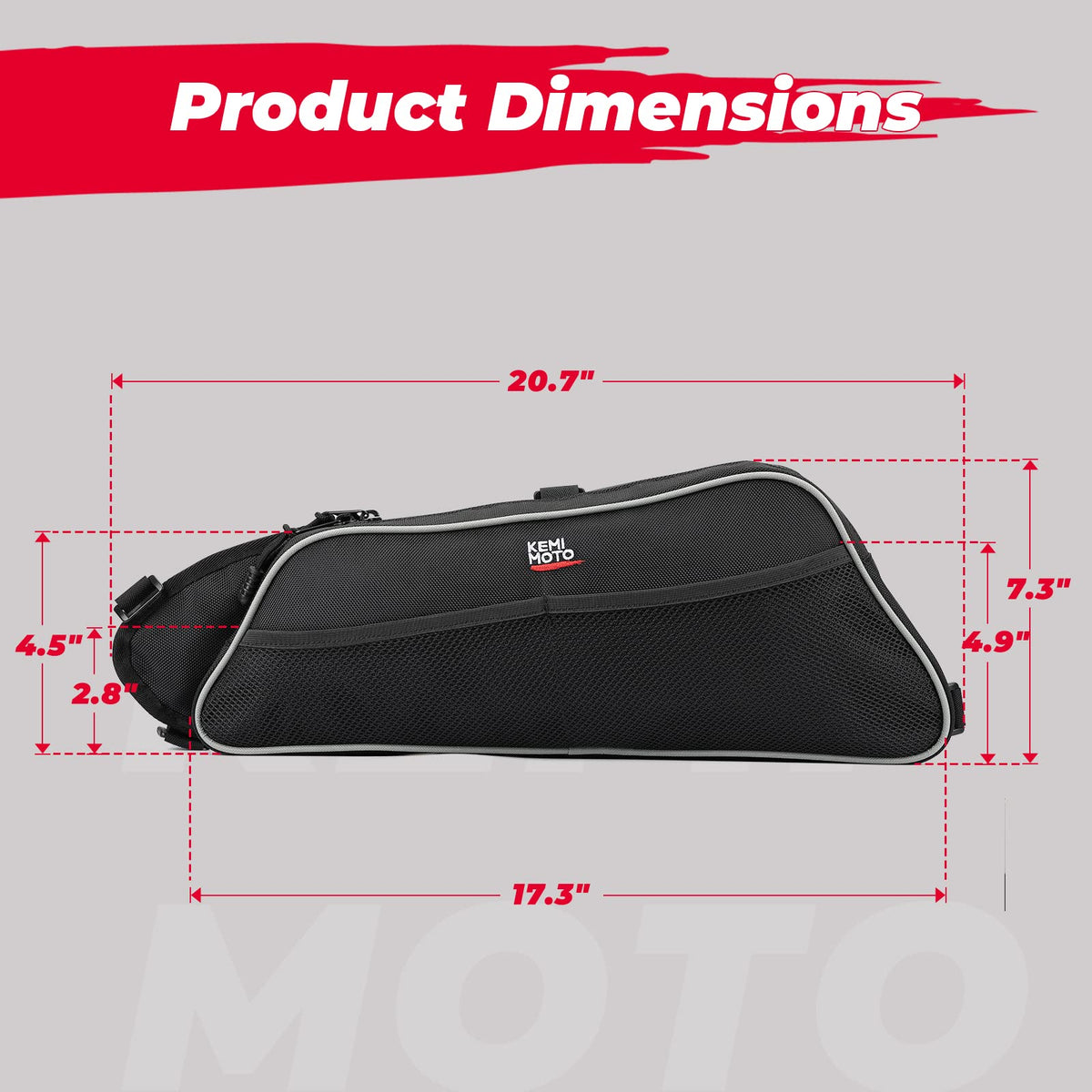 Lower Door Storage Bags for Can Am Maverick X3/MAX - Set of Two – fits Can-Am Maverick X3 2-Seat (view 7)