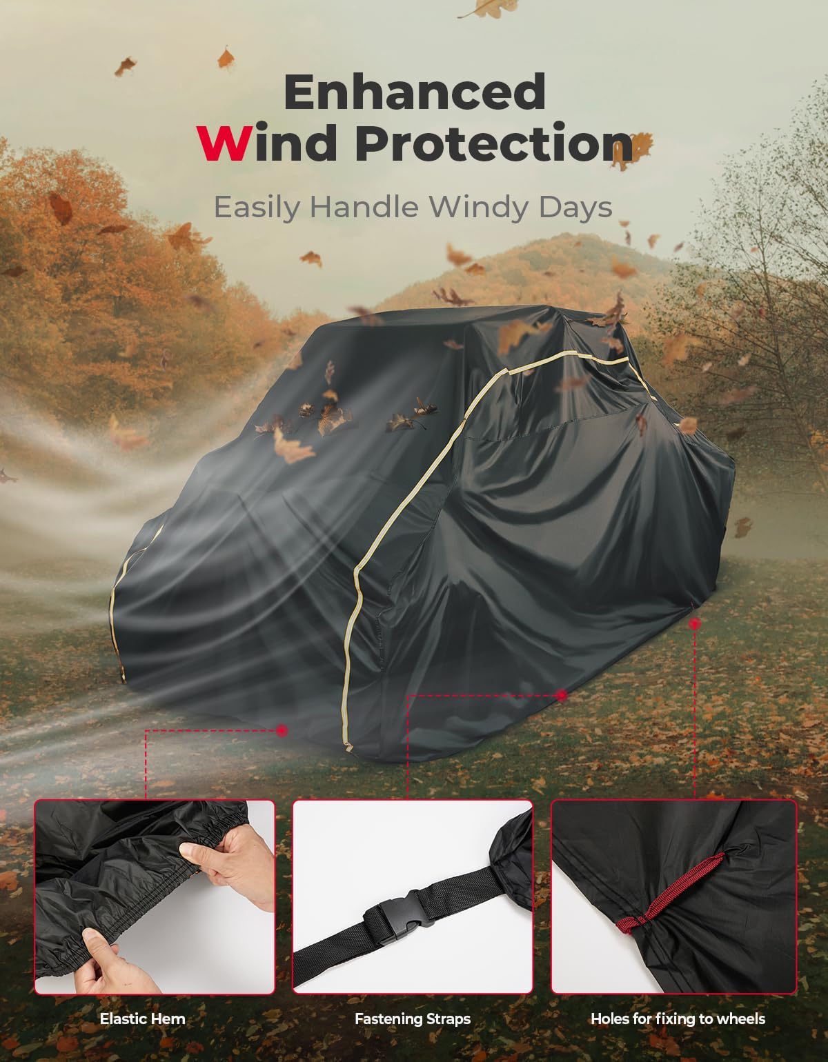 4-Seater UTV Cover for RZR / Ranger / Defender / UForce / Mule (M)
