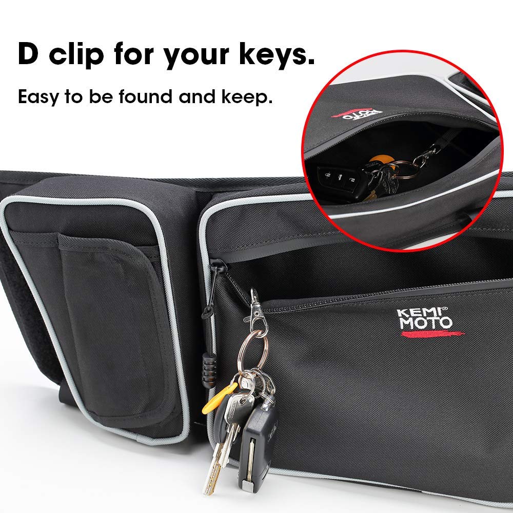 Storage Door Bags with Removable Knee Pad for Can Am Maverick X3