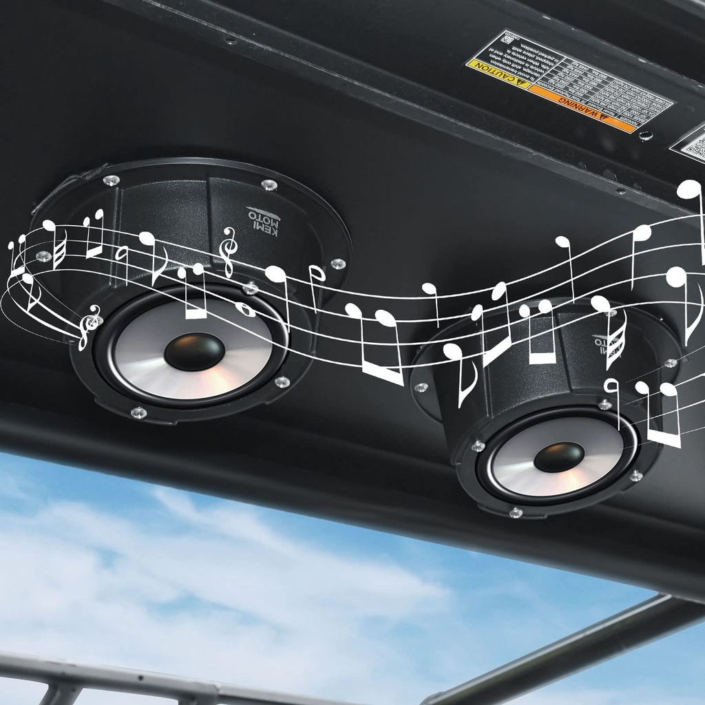 6.5 Inch Mount Speaker Pod For UTVs, RVs, Cars, Boats, Trunks, Trailers