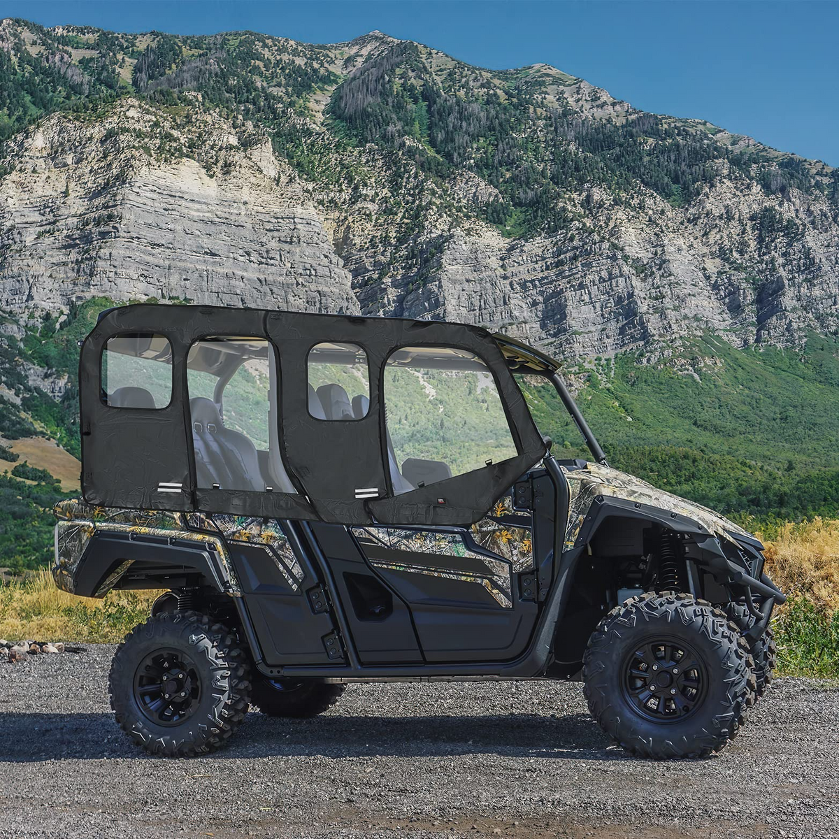 Soft Cab Enclosure Upper Doors for Yamaha Wolverine X4/SE 2018-2020 – fits Yamaha Wolverine X4 850 (view 7)
