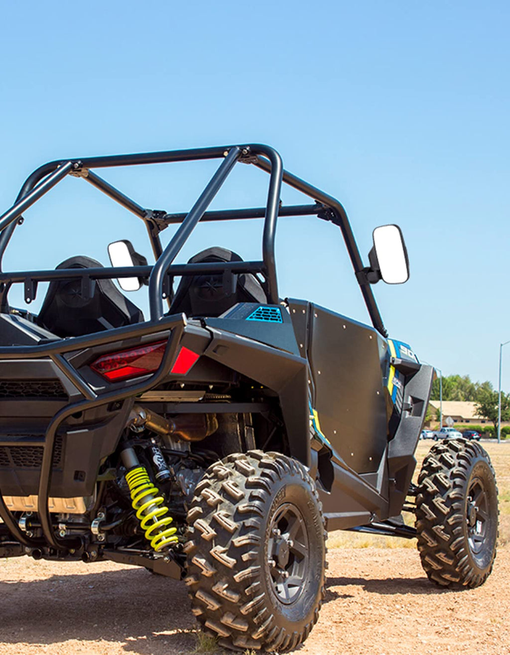 UTV 1.75"-2" Side View High Impact Convex Mirror for Can-am/Mule/Ranger/RZR