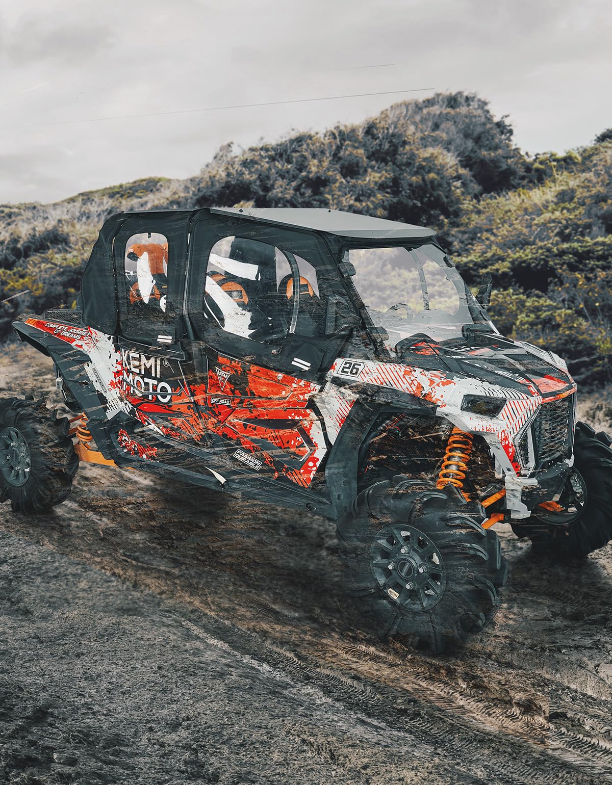 Soft Upper Doors With Metal Door Frame for Polaris RZR XP 4 1000 2019-2023 – fits Polaris RZR XP 4 1000 (2014-2023) (view 6)