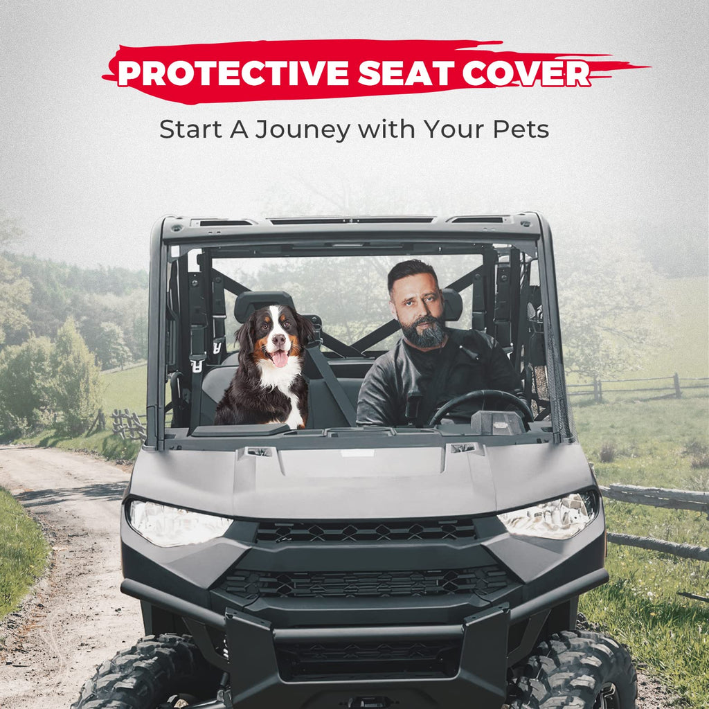 UTV Front & Rear Seat Covers for Polaris Ranger Crew XP 1000