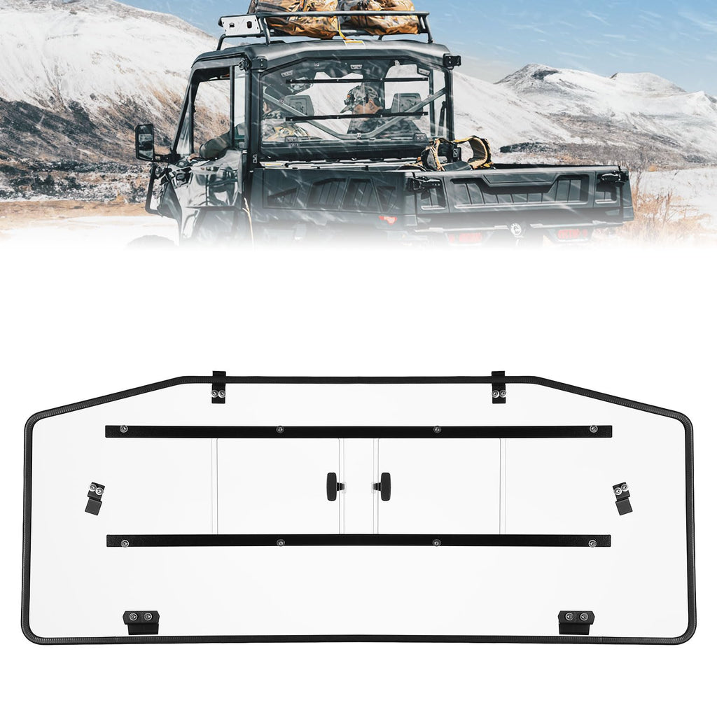 Sliding Rear Windshield for Can-Am Defender HD10|9|8|7|5 – fits Can-Am Defender MAX HD9