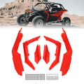 Red Fender Flares for Can-Am Maverick X3 / X3 MAX – fits Can-Am Maverick X3 2-Seat