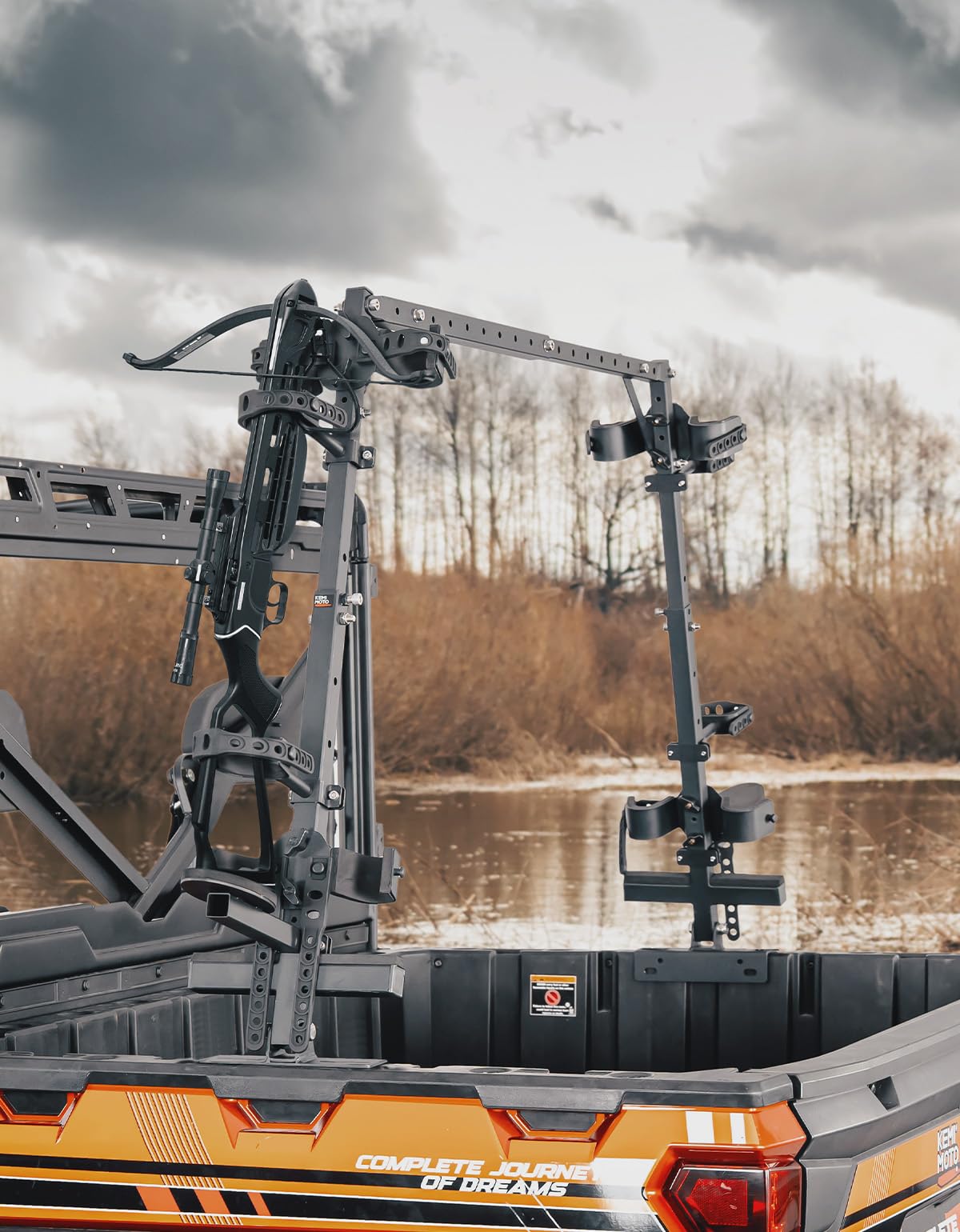 UTV Double Crossbow Rack for Polaris Ranger General Pioneer – fits Polaris General 1000 (view 8)