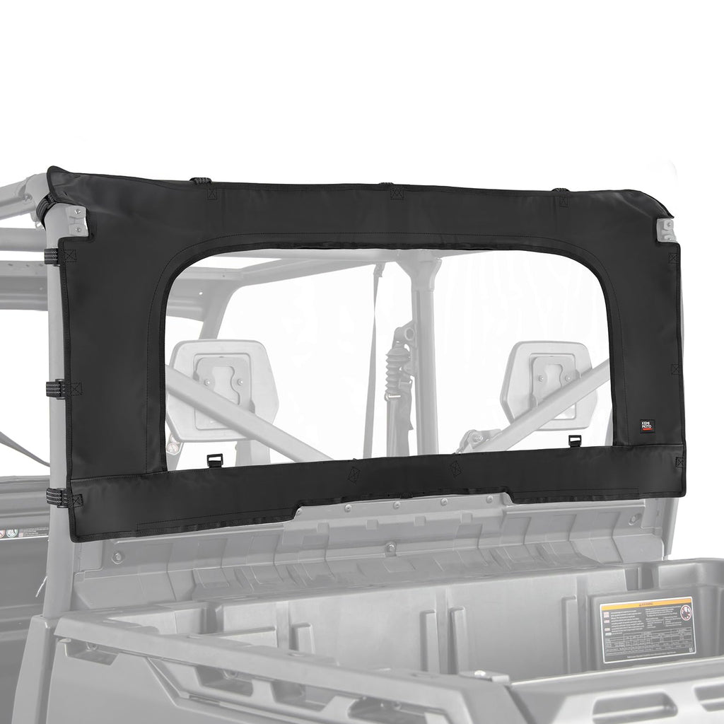 Soft Rear Windshield with Zipper for Can-Am Defender HD10|9|8|7|5 – fits Can-Am Defender MAX HD9