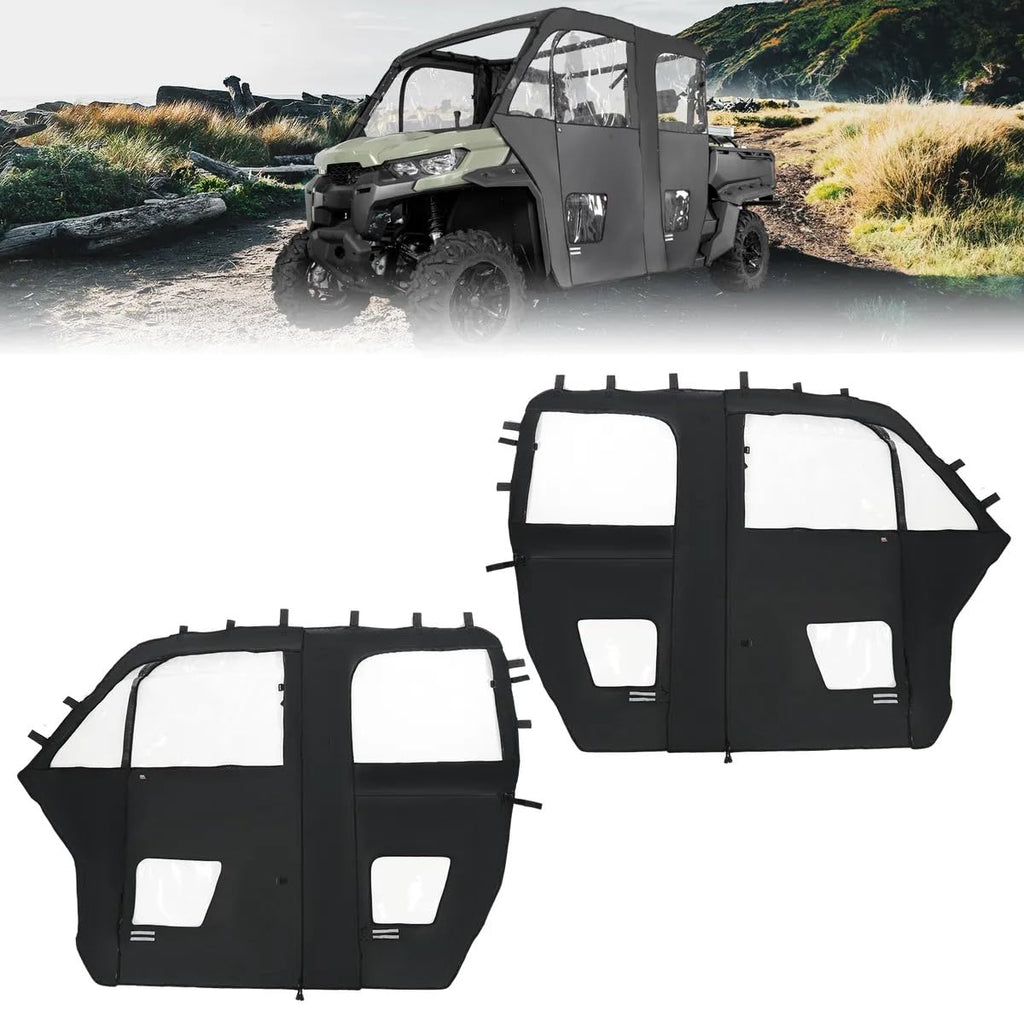 Soft Cab Enclosure Doors for Can-Am Defender Max HD10|9|8|7 – fits Can-Am Defender MAX HD9 (view 8)