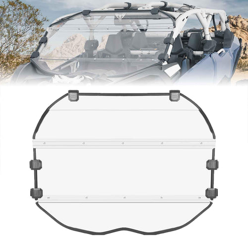 3-Piece PC Front Full Windshield for Can-Am Maverick X3/MAX – fits Can-Am Maverick X3 2-Seat