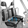 UTV Leather Seat Covers with Pocket for Polaris Ranger XP 1000/Crew