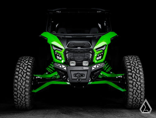 Assault Industries Kawasaki Teryx H2 Winch-Ready Aluminum Plate Front Bumper – fits Kawasaki Teryx5 H2