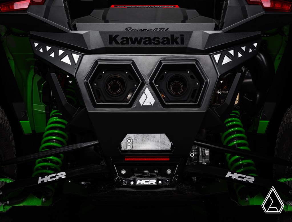 Assault Industries Kawasaki Teryx H2 Aluminum Plate Rear Bumper – fits Kawasaki Teryx5 H2 (view 4)