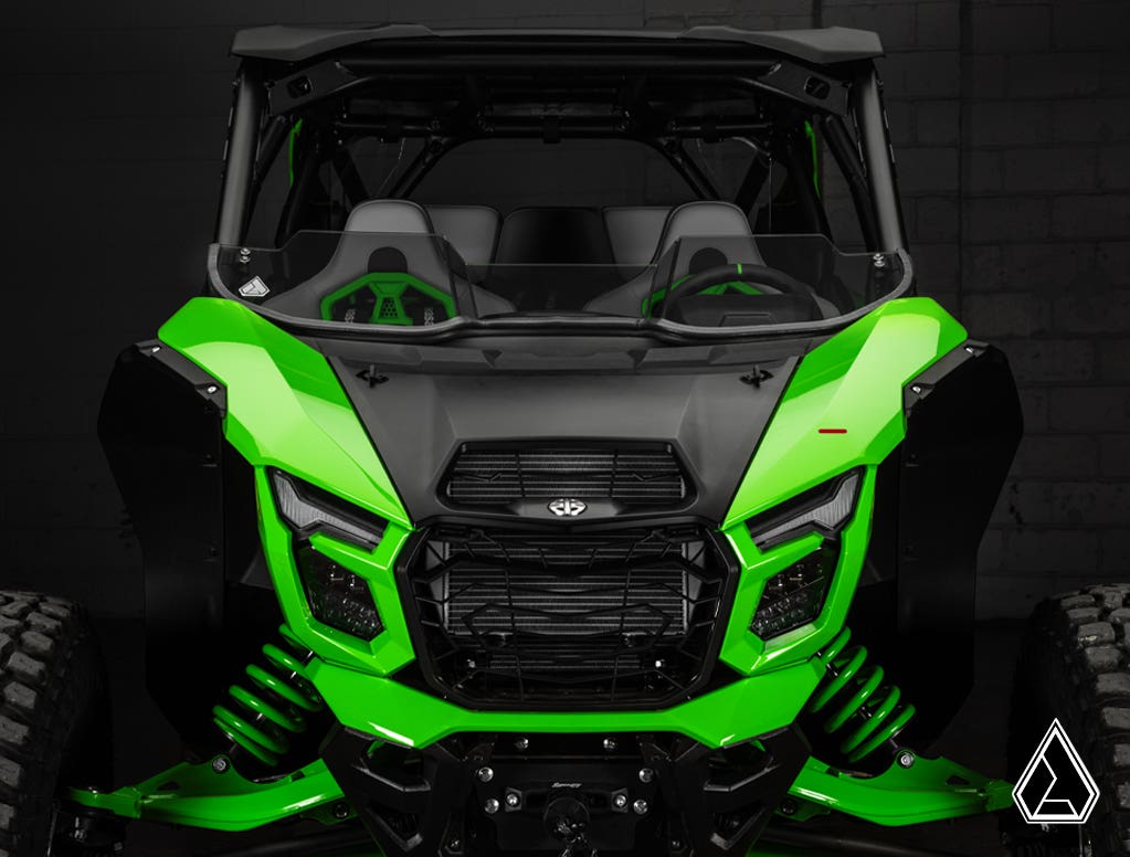 Assault Industries Kawasaki Teryx H2 Half Windshield – fits Kawasaki Teryx5 H2