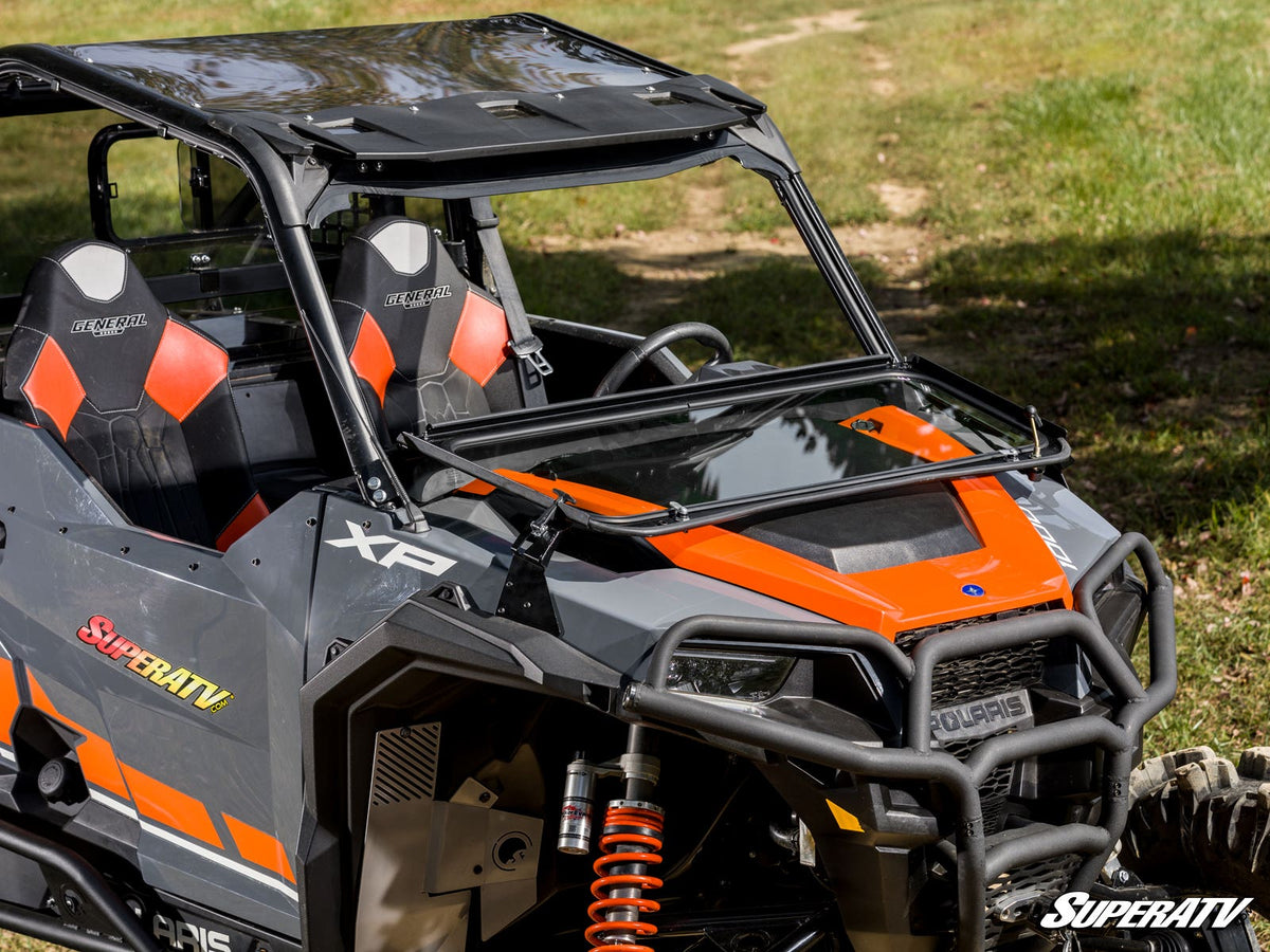 Polaris General XP 1000 Flip-Down Glass Windshield – fits Polaris General XP 4 1000 (view 6)