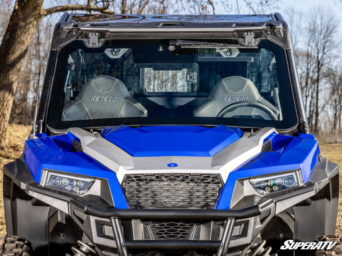 Polaris General XP 1000 MaxDrive Power Flip Glass Windshield – fits Polaris General XP 4 1000