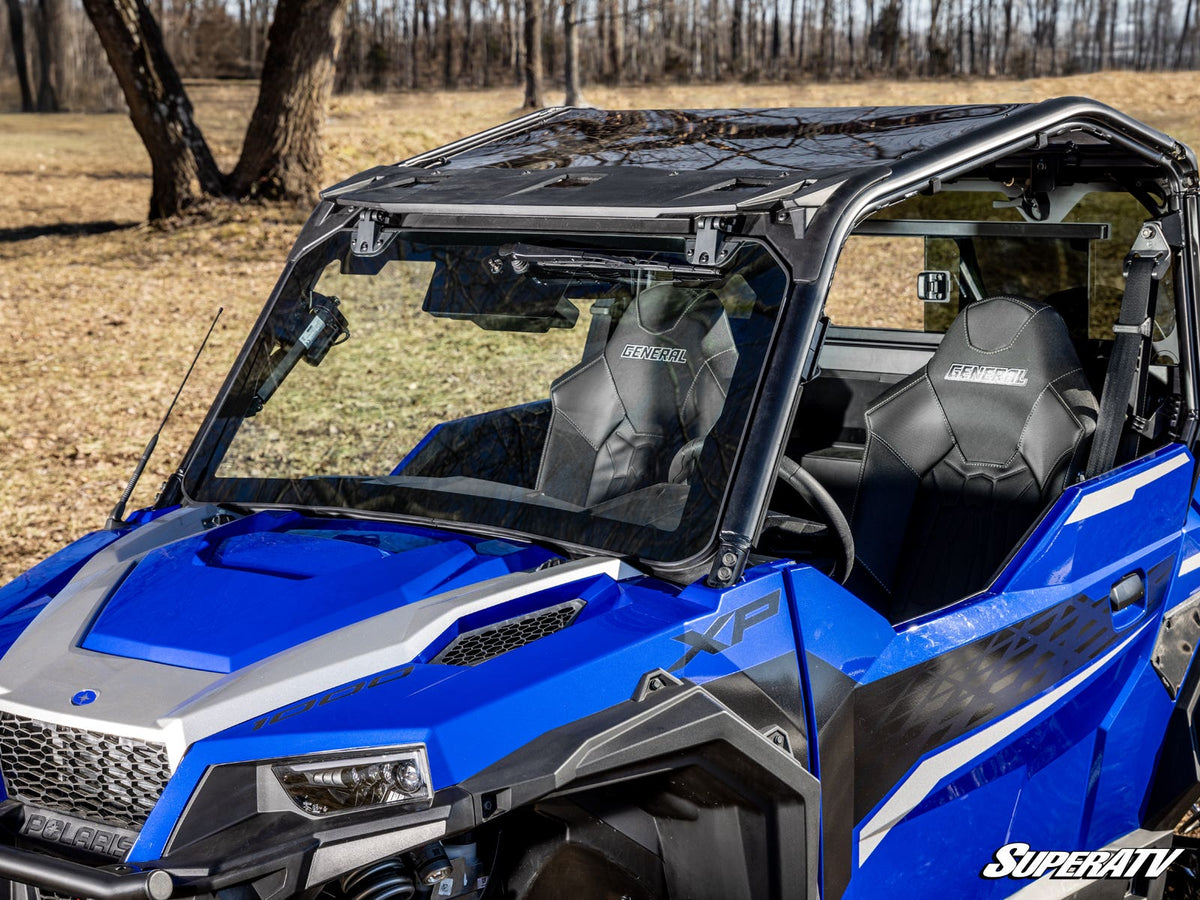 Polaris General 1000 MaxDrive Power Flip Glass Windshield – fits Polaris General 4 1000 (view 6)