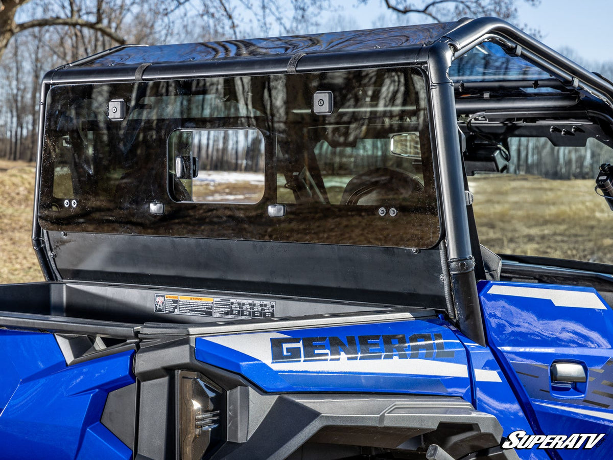 Polaris General 1000 Glass Sliding Rear Windshield – fits Polaris General 4 1000 (view 4)