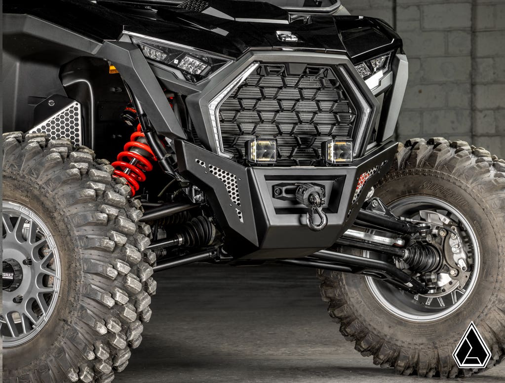 Assault Industries RZR Pro XP Winch-Ready Aluminum Plate Front Bumper – fits Polaris RZR Pro XP (view 3)