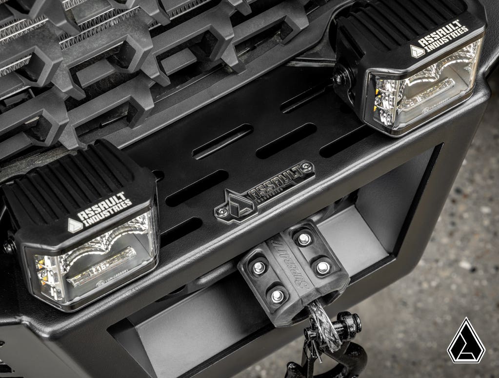 Assault Industries RZR Pro XP Winch-Ready Aluminum Plate Front Bumper – fits Polaris RZR Pro XP (view 5)