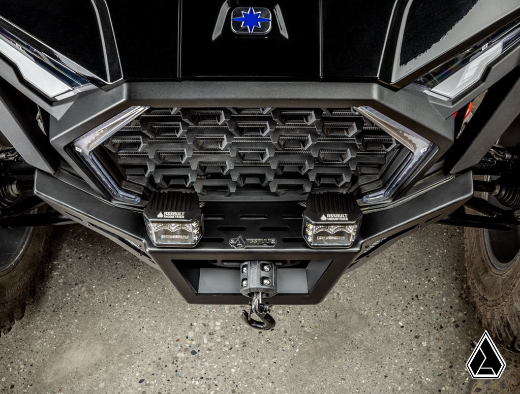 Assault Industries RZR Pro XP Winch-Ready Aluminum Plate Front Bumper – fits Polaris RZR Pro XP 4 (view 8)