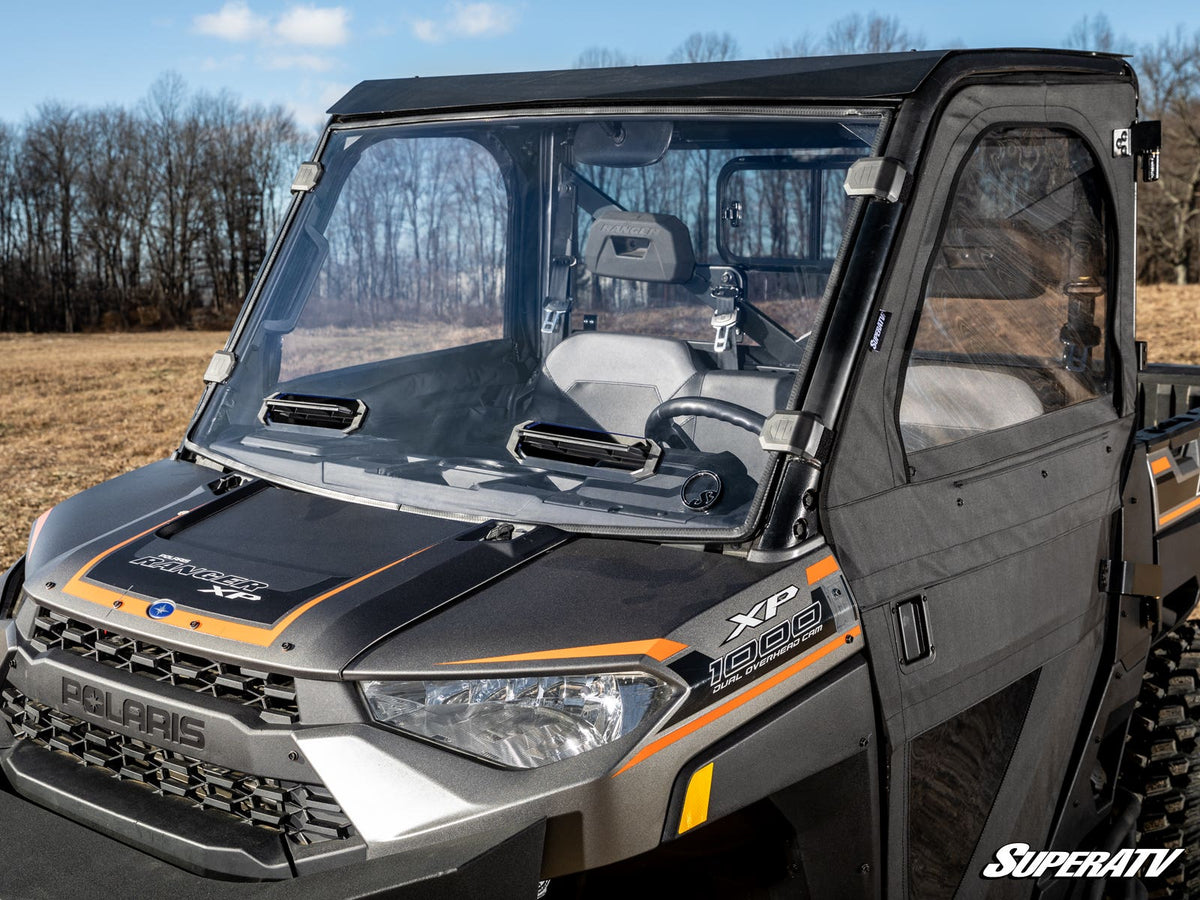 Polaris Ranger XP Kinetic Vented Full Windshield – fits Polaris Ranger XP Kinetic (view 4)