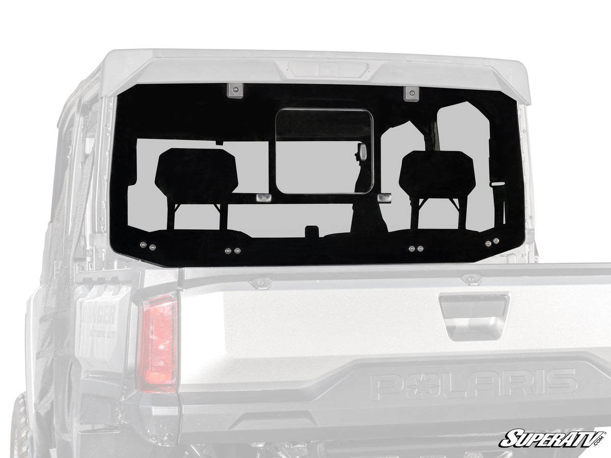 Polaris Ranger XD 1500 Glass Sliding Rear Windshield – fits Polaris Ranger Crew XD 1500
