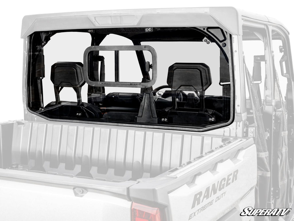 Polaris Ranger XD 1500 Sliding Rear Windshield – fits Polaris Ranger Crew XD 1500