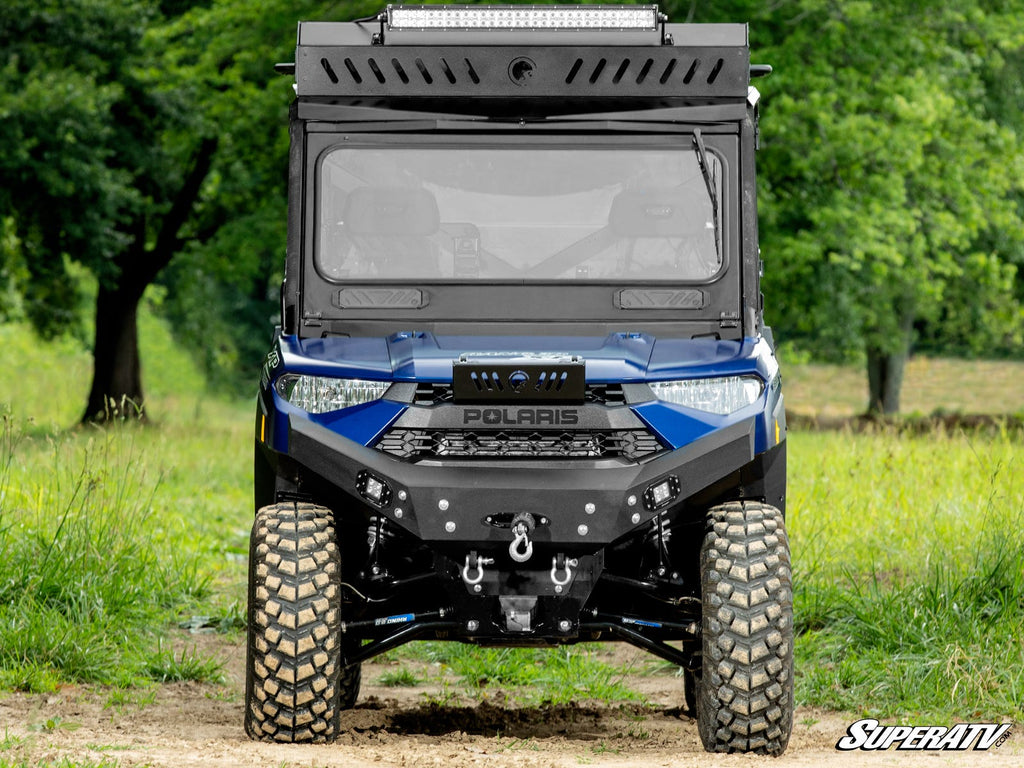 Polaris Ranger XP 1000 Flip Down Glass Windshield – fits Polaris Ranger Crew XP 1000 (view 3)