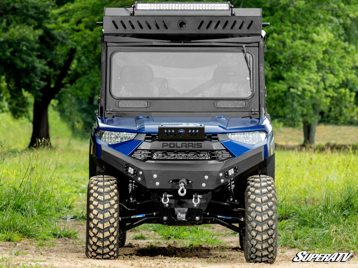 Polaris Ranger XP 1000 Flip Down Glass Windshield – fits Polaris Ranger Crew XP 1000 (view 3)