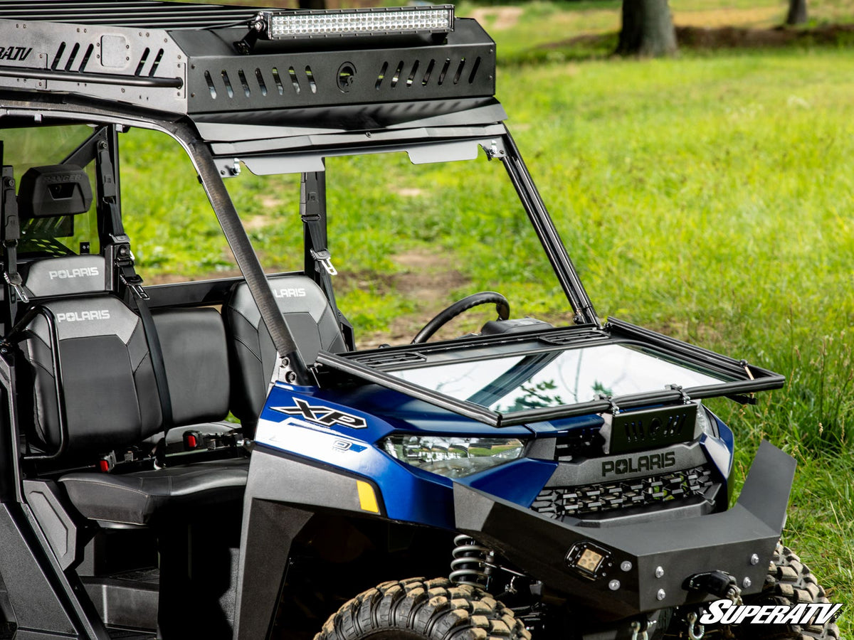 Polaris Ranger XP 1000 Flip Down Glass Windshield – fits Polaris Ranger Crew XP 1000 (view 5)