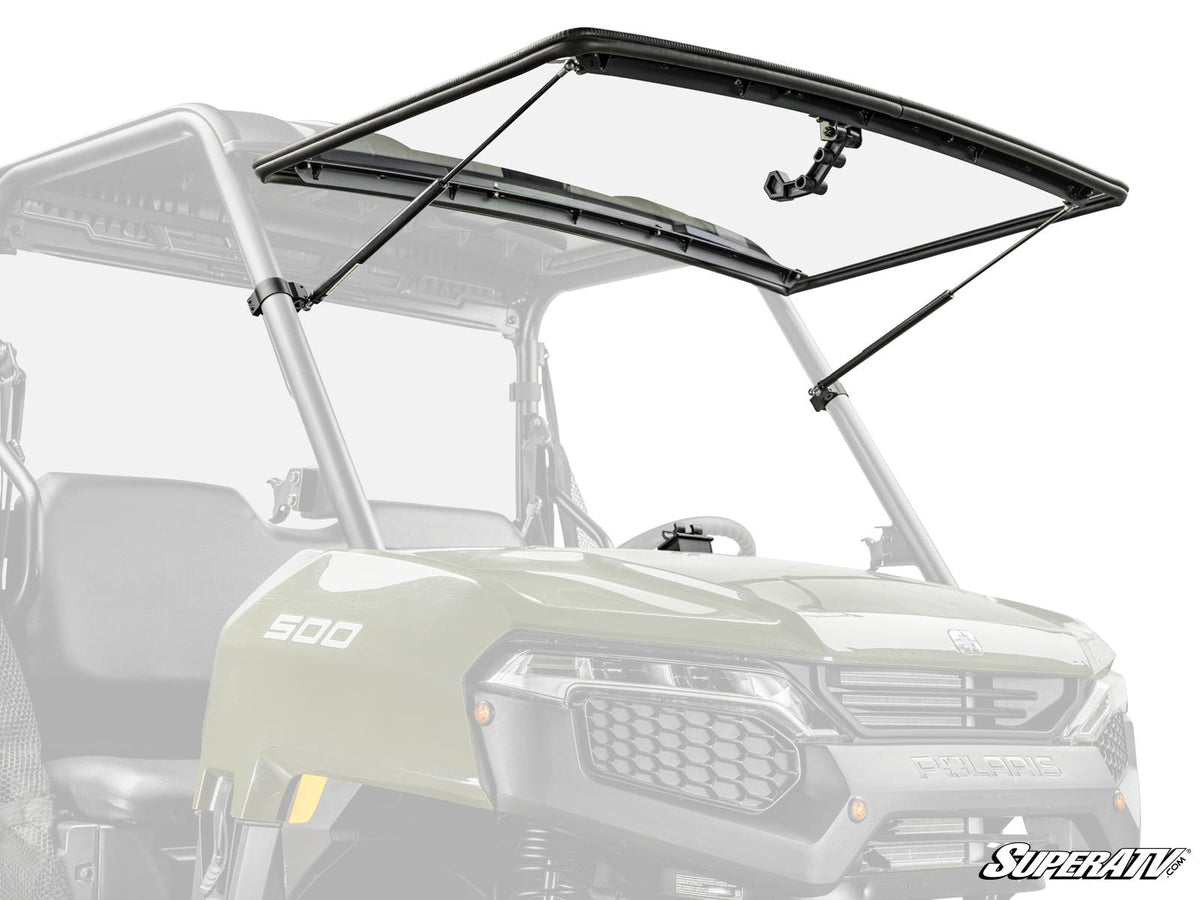 Polaris Ranger 500 Scratch-Resistant Flip Windshield (2026+) – fits Polaris Ranger 500 (2026+)