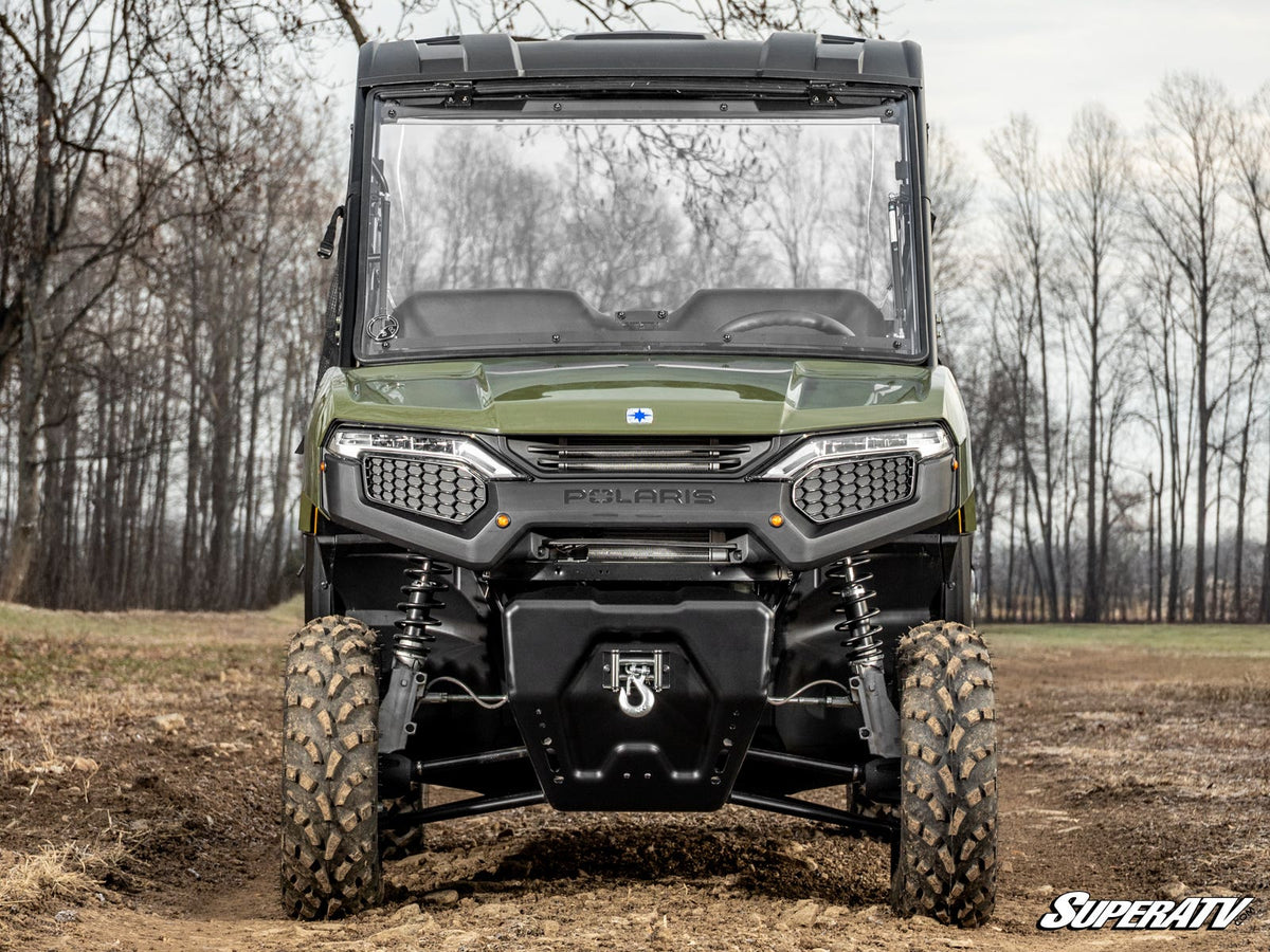 Polaris Ranger 500 Scratch-Resistant Flip Windshield (2026+) – fits Polaris Ranger 500 (2026+) (view 2)