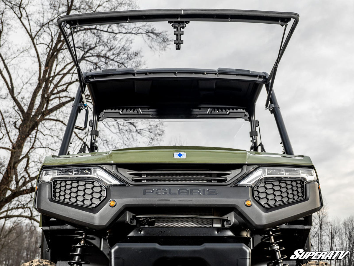 Polaris Ranger 500 Scratch-Resistant Flip Windshield (2026+) – fits Polaris Ranger 500 (2026+) (view 3)