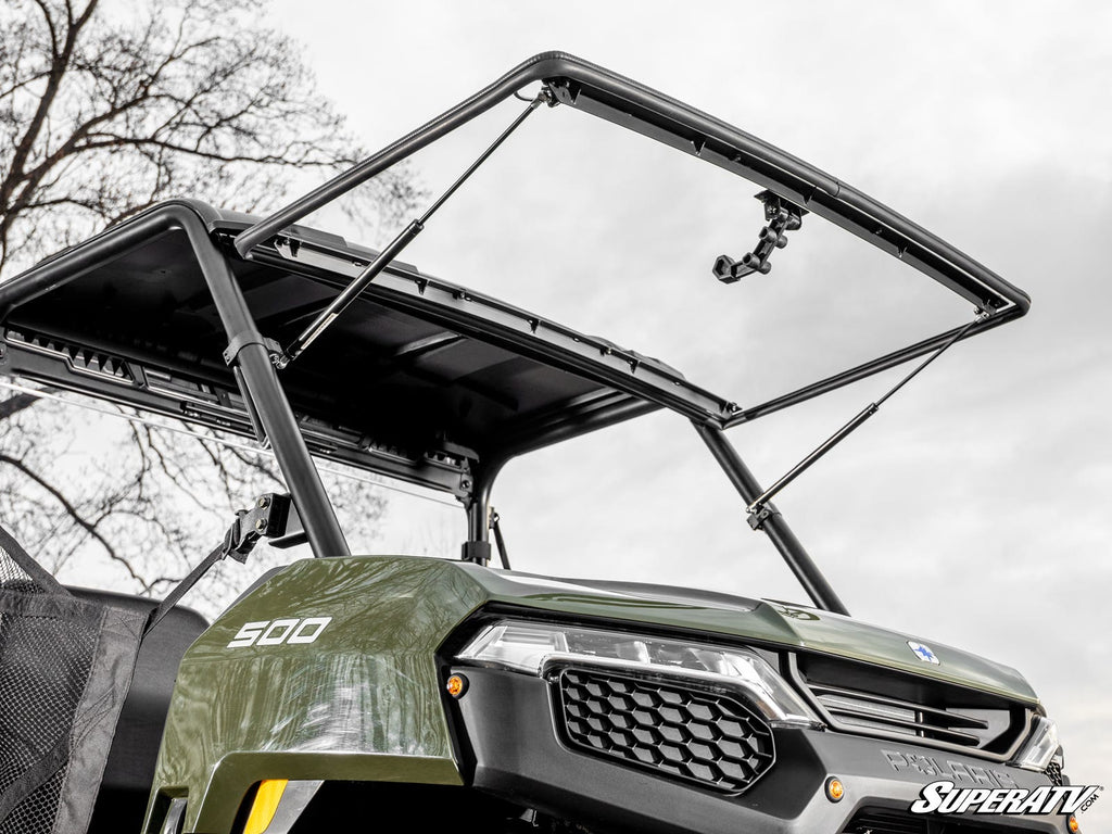 Polaris Ranger 500 Scratch-Resistant Flip Windshield (2026+) – fits Polaris Ranger 500 (2026+) (view 5)