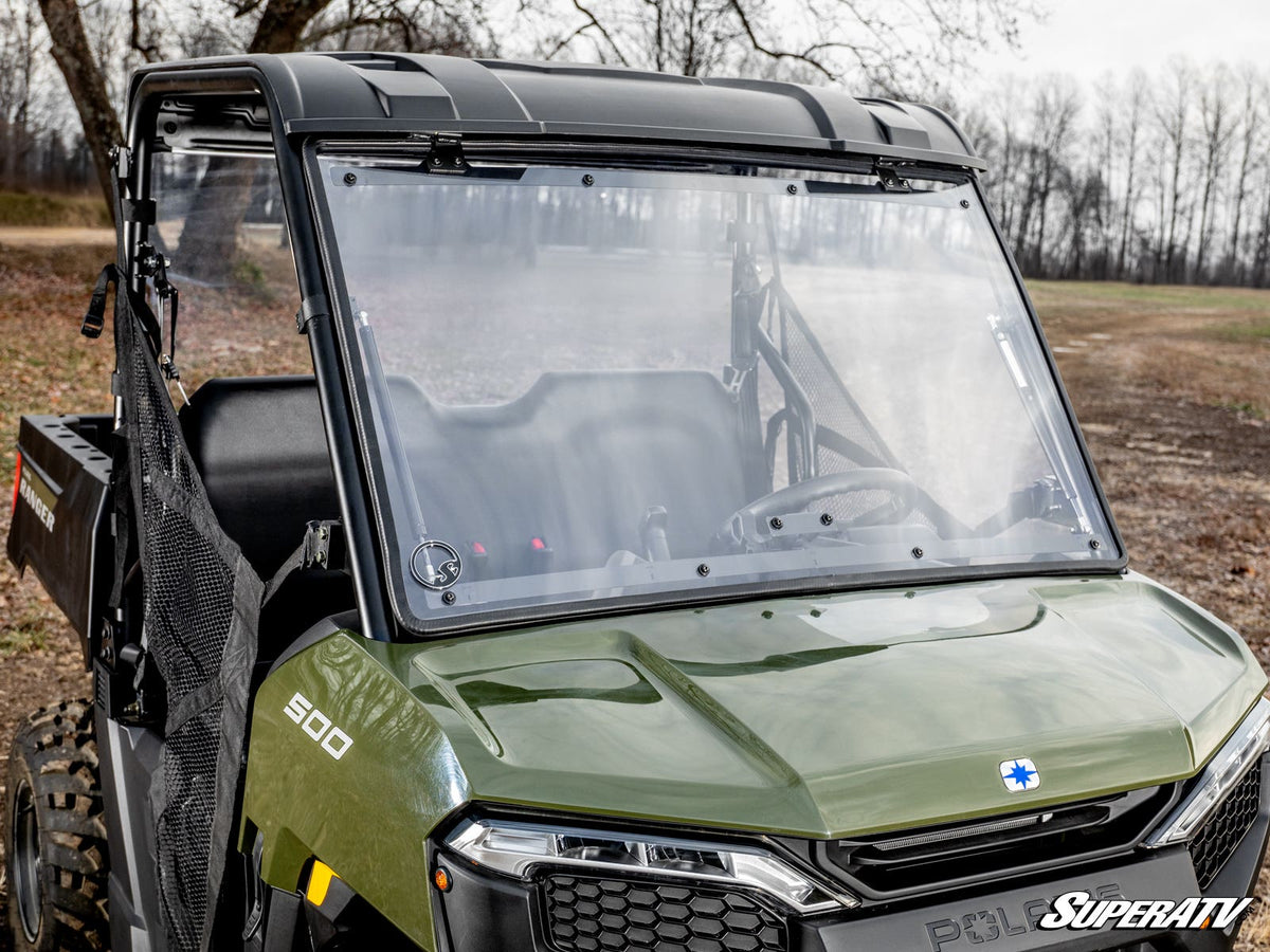 Polaris Ranger 500 Scratch-Resistant Flip Windshield (2026+) – fits Polaris Ranger 500 (2026+) (view 6)