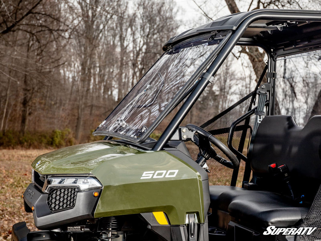 Polaris Ranger 500 Scratch-Resistant Flip Windshield (2026+) – fits Polaris Ranger 500 (2026+) (view 7)