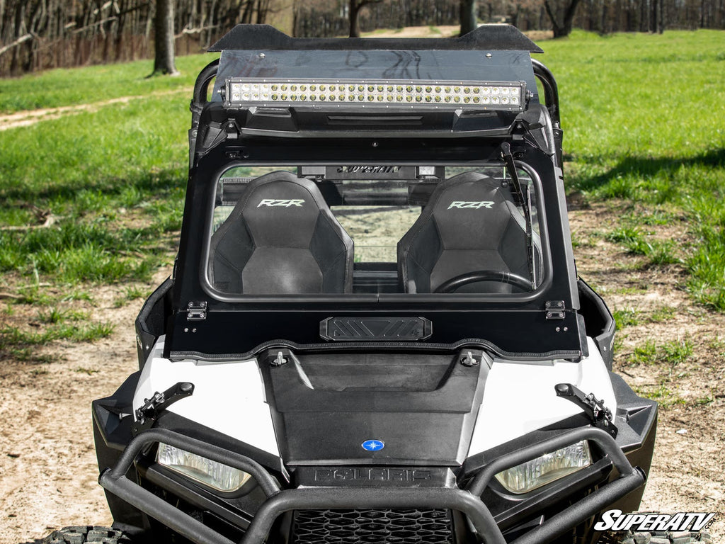 Polaris RZR 900 Flip Down Glass Windshield – fits Polaris RZR 900