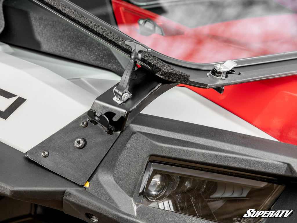 Polaris RZR XP 1000 Flip Down Glass Windshield – fits Polaris RZR XP 1000 (2014-2023) (view 7)