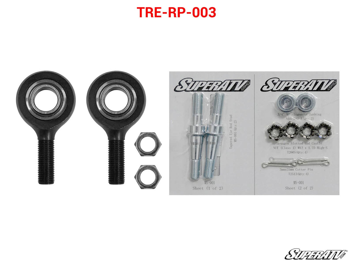 Polaris RZR XP Turbo Heavy-Duty Tie Rod End Replacement Kit – fits Polaris RZR XP Turbo